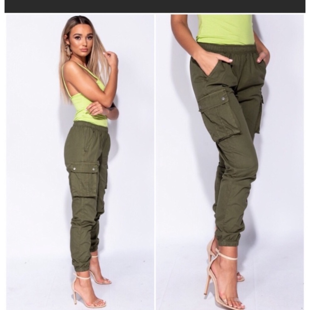 1 Day Sale❗️Olive European cargo pants✨ Super hot